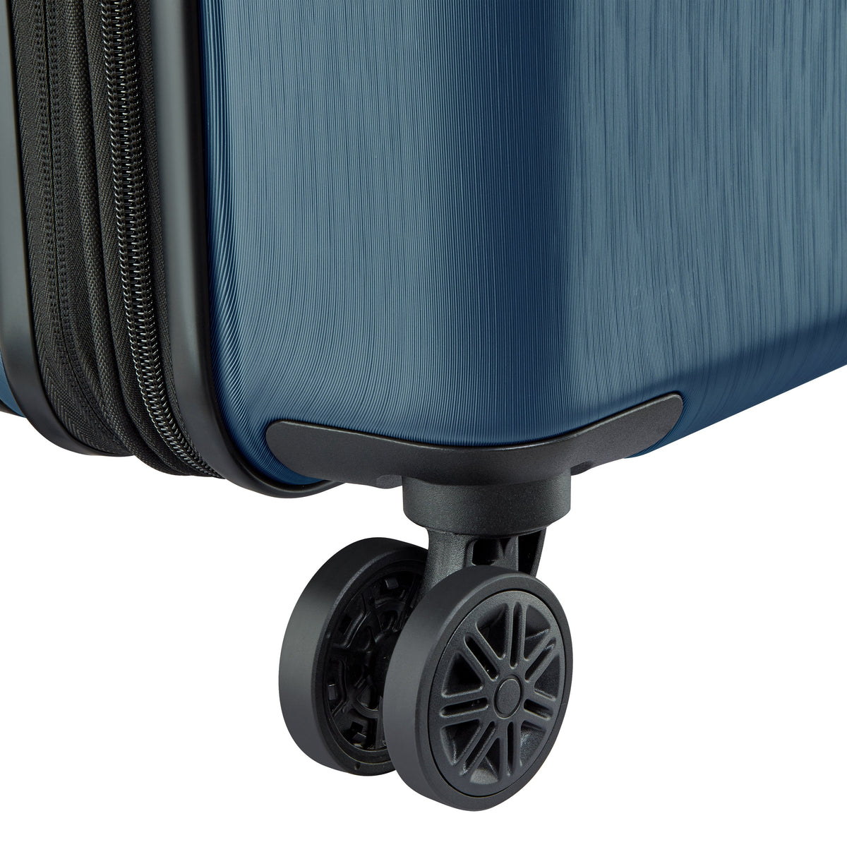 Delsey Cosmique Carry-On Plus Expandable Spinner in Deep Sea Navy — detail view 2