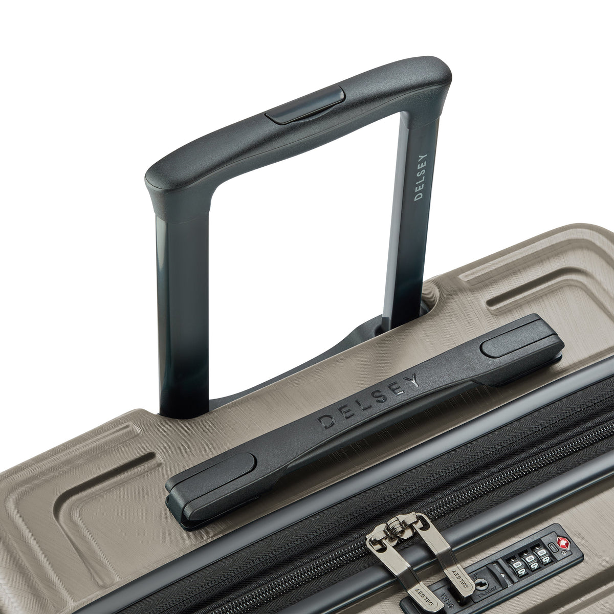 Delsey Cosmique Medium Expandable Spinner in Beige — detail view 4