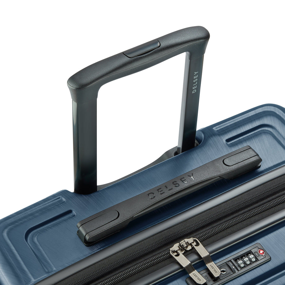 Delsey Cosmique Medium Expandable Spinner in Deep Sea Navy — detail view 4