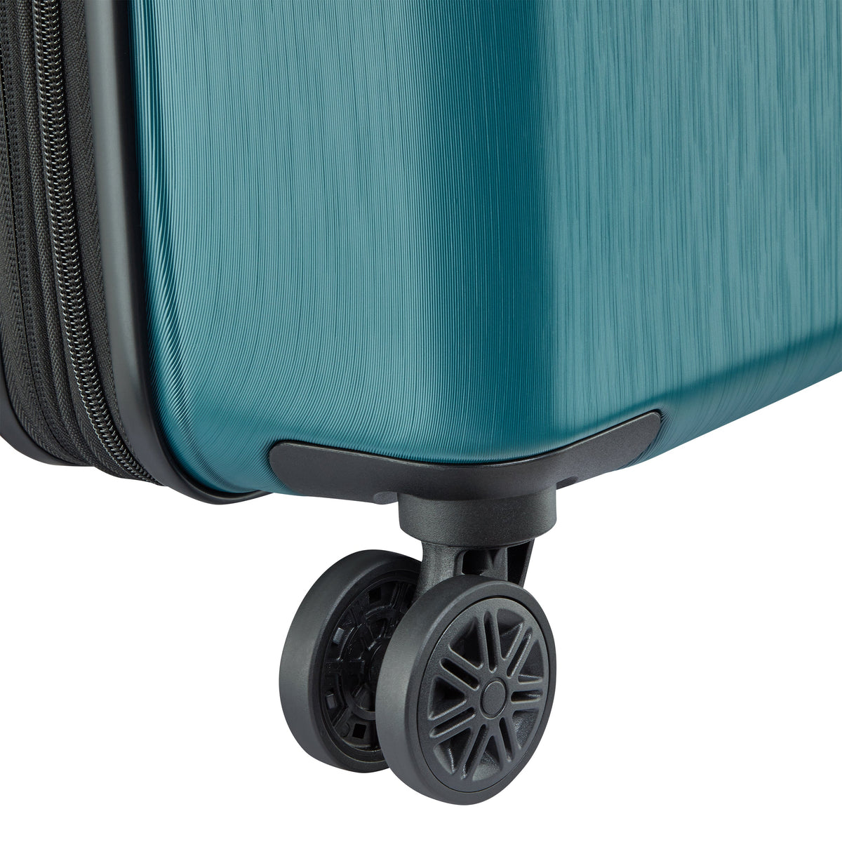 Delsey Cosmique Medium Expandable Spinner in Dark Teal — detail view 2