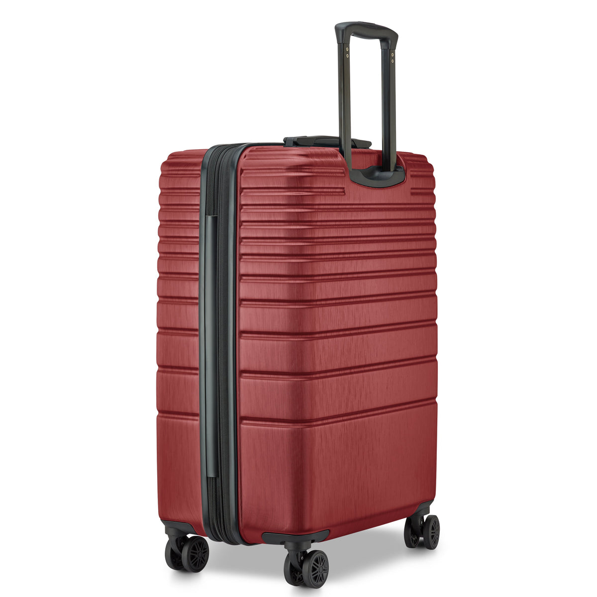 Delsey Cosmique Medium Expandable Spinner in Syrah Red — angle view 6