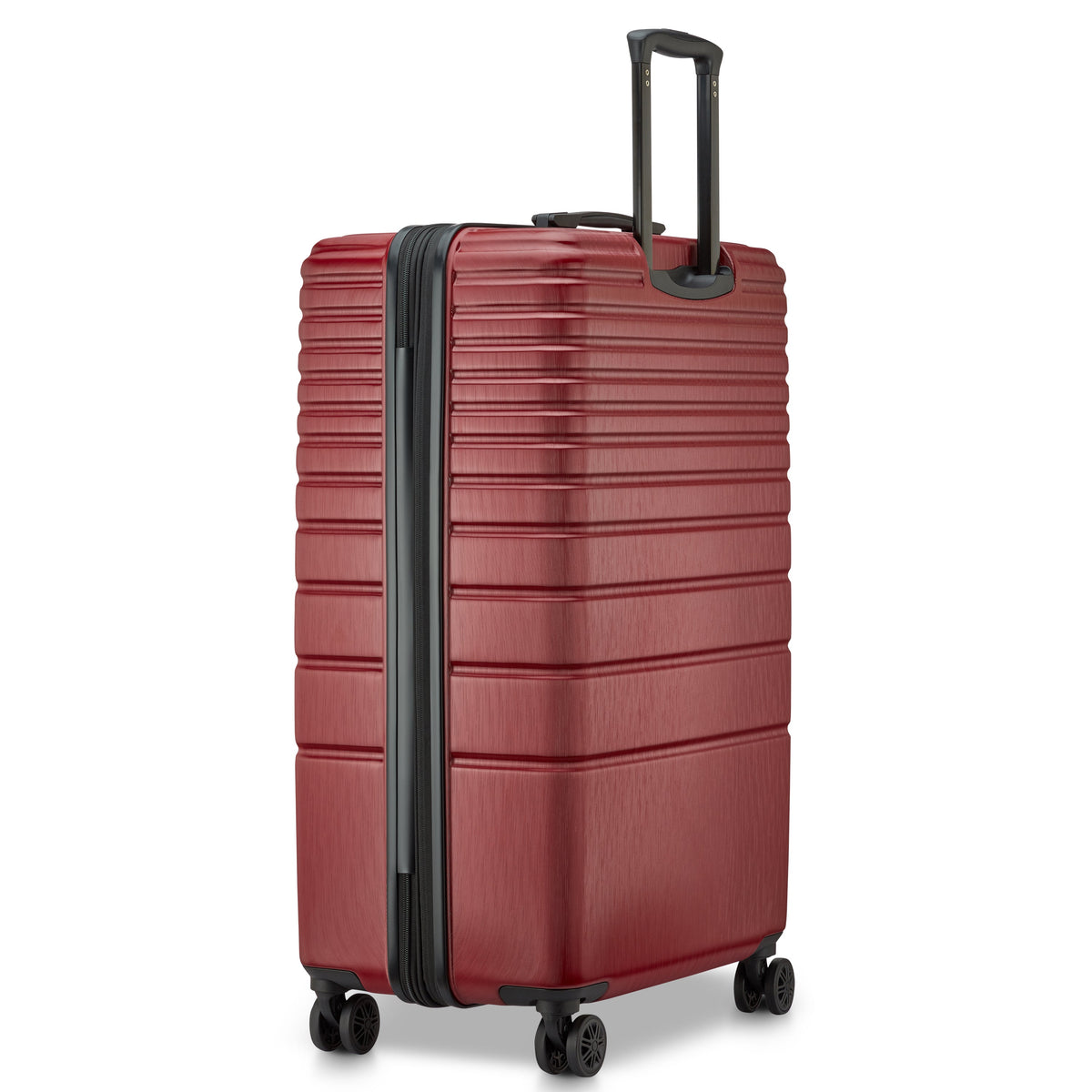 Delsey Cosmique Large Expandable Spinner in Syrah Red — angle view 6