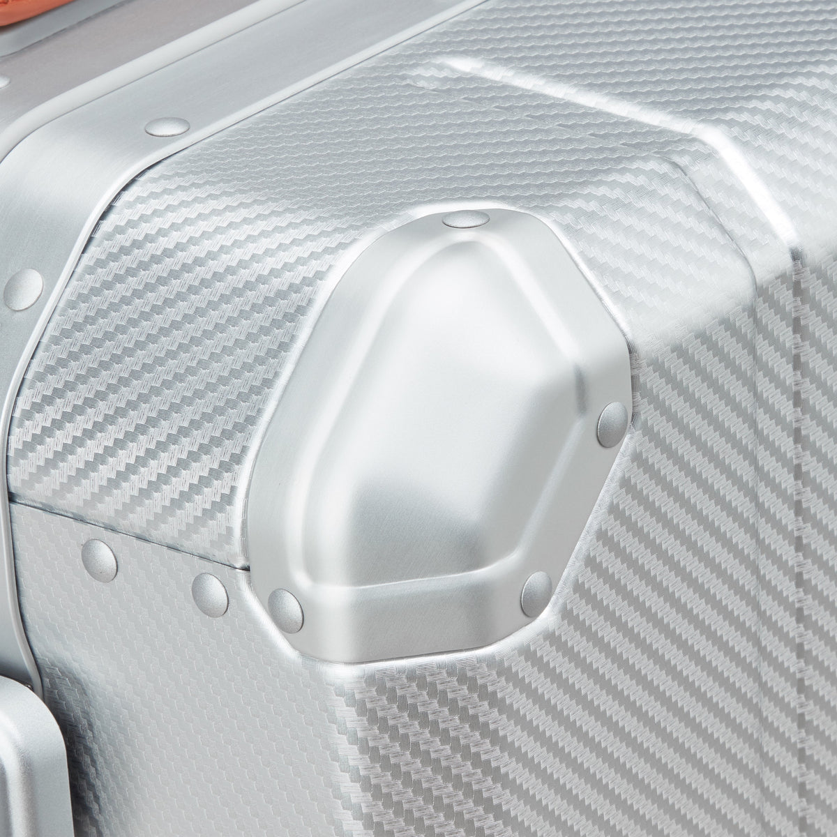 Delsey Alu'r Aluminum Carry-On Spinner in Silver — detail view 6 # color_Silver
