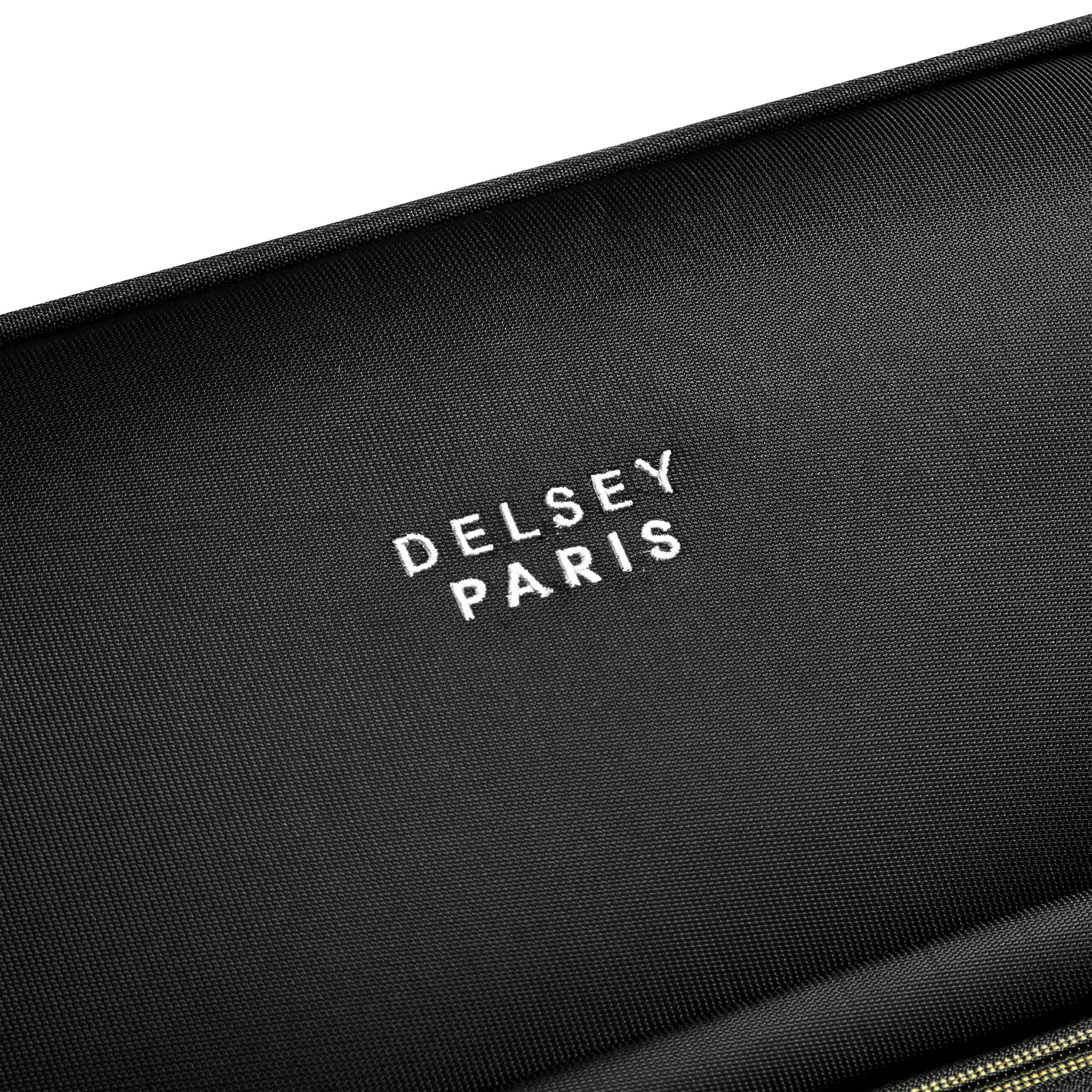 Delsey Brochant 3.0 Medium Expandable Spinner in Black — detail view 4 # color_Black