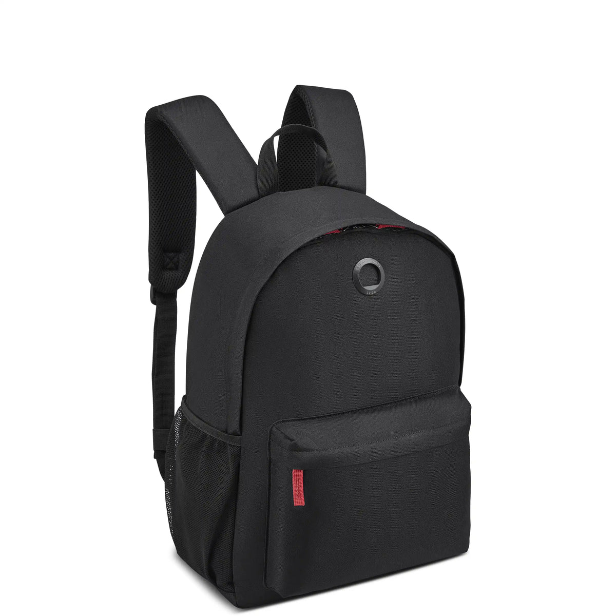 Delsey BTS Dylan Laptop Backpack in Black — angle view 2 # color_Black