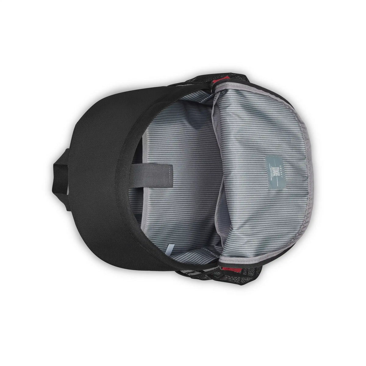 Delsey BTS Dylan Laptop Backpack in Black — interior view # color_Black