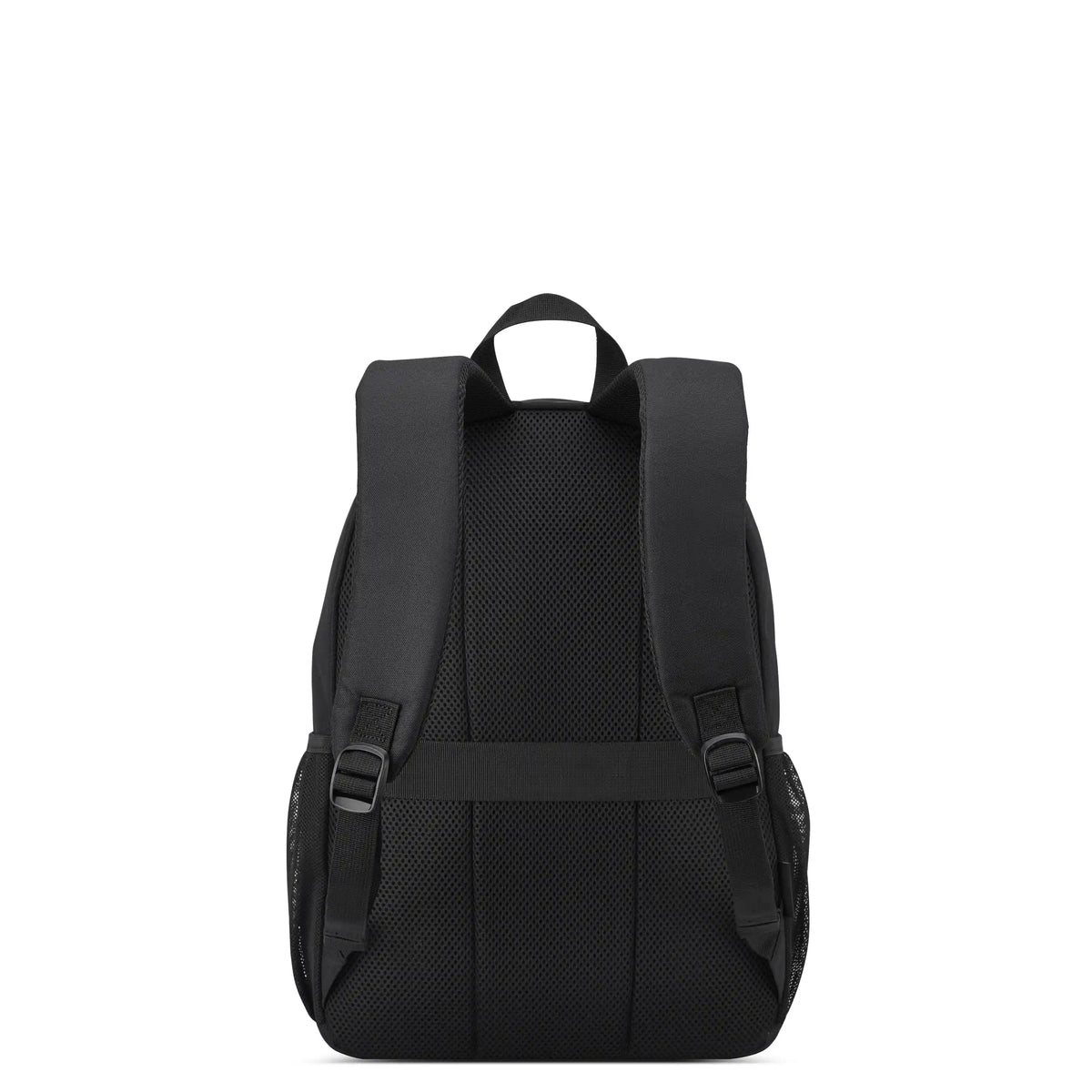 Delsey BTS Dylan Laptop Backpack in Black — back view # color_Black