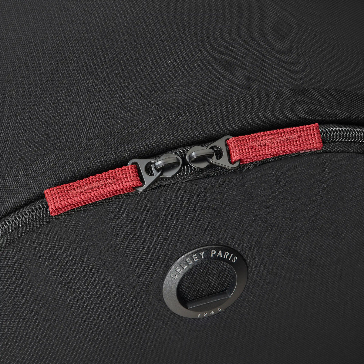 Delsey BTS Dylan Laptop Backpack in Black — detail view 2 # color_Black