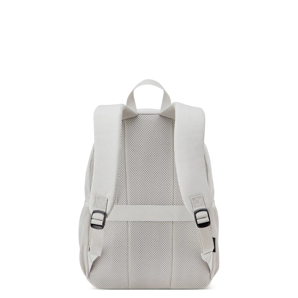 Delsey BTS Dylan Laptop Backpack in Pearl Grey — back view # color_Pearl Grey