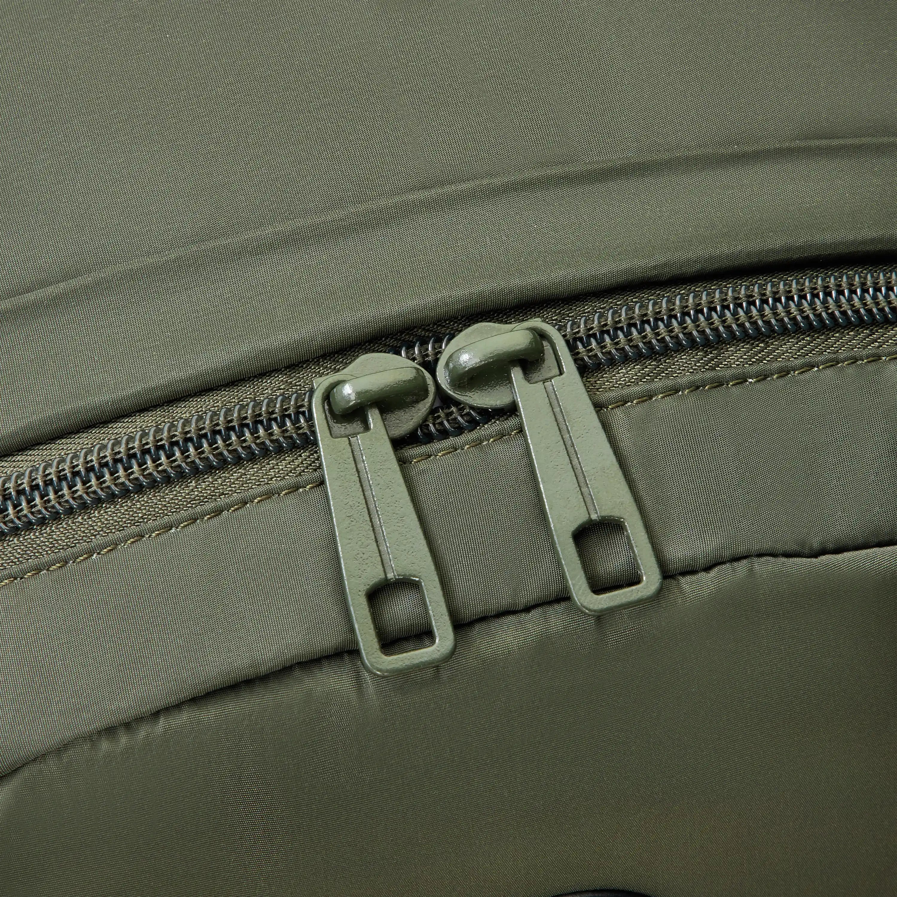 Delsey BTS Jenny Laptop Backpack in Forest Green — detail view 2 # color_Forest Green