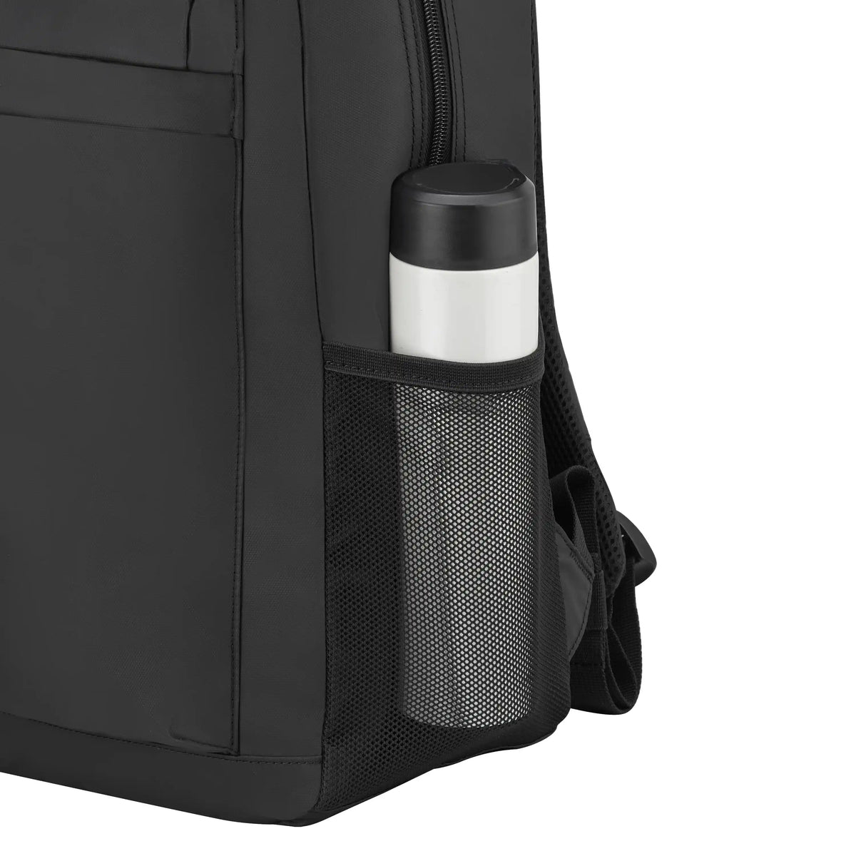 Delsey BTS Kevin Laptop Backpack in Black — detail view 4 # color_Black
