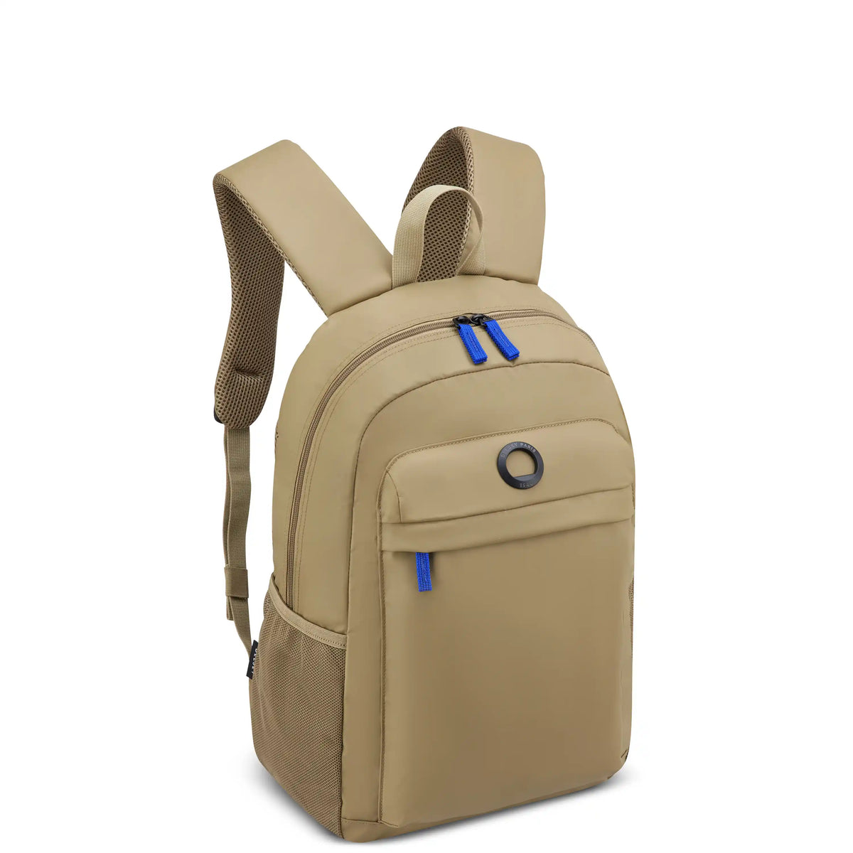 Delsey BTS Kevin Laptop Backpack in Beige — angle view 2 # color_Beige