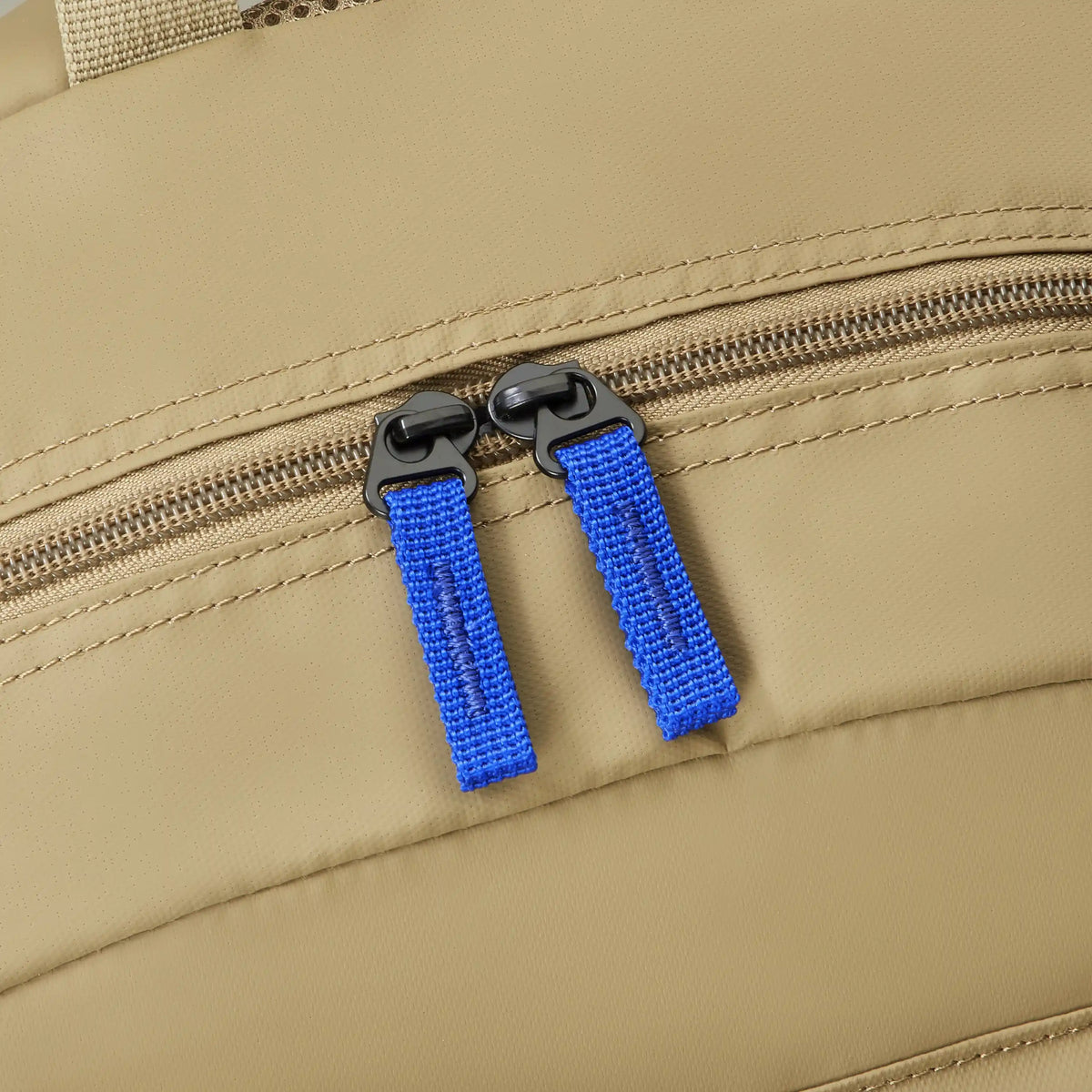 Delsey BTS Kevin Laptop Backpack in Beige — detail view 2 # color_Beige