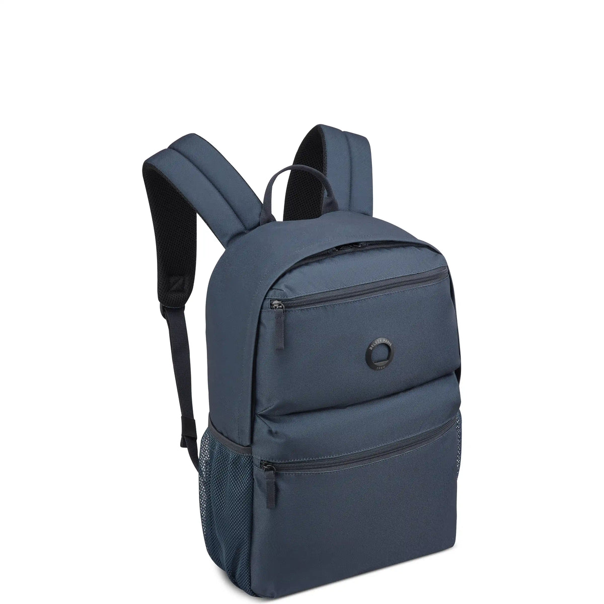 Delsey BTS Reset Laptop Backpack in Navy — angle view 2 # color_Navy