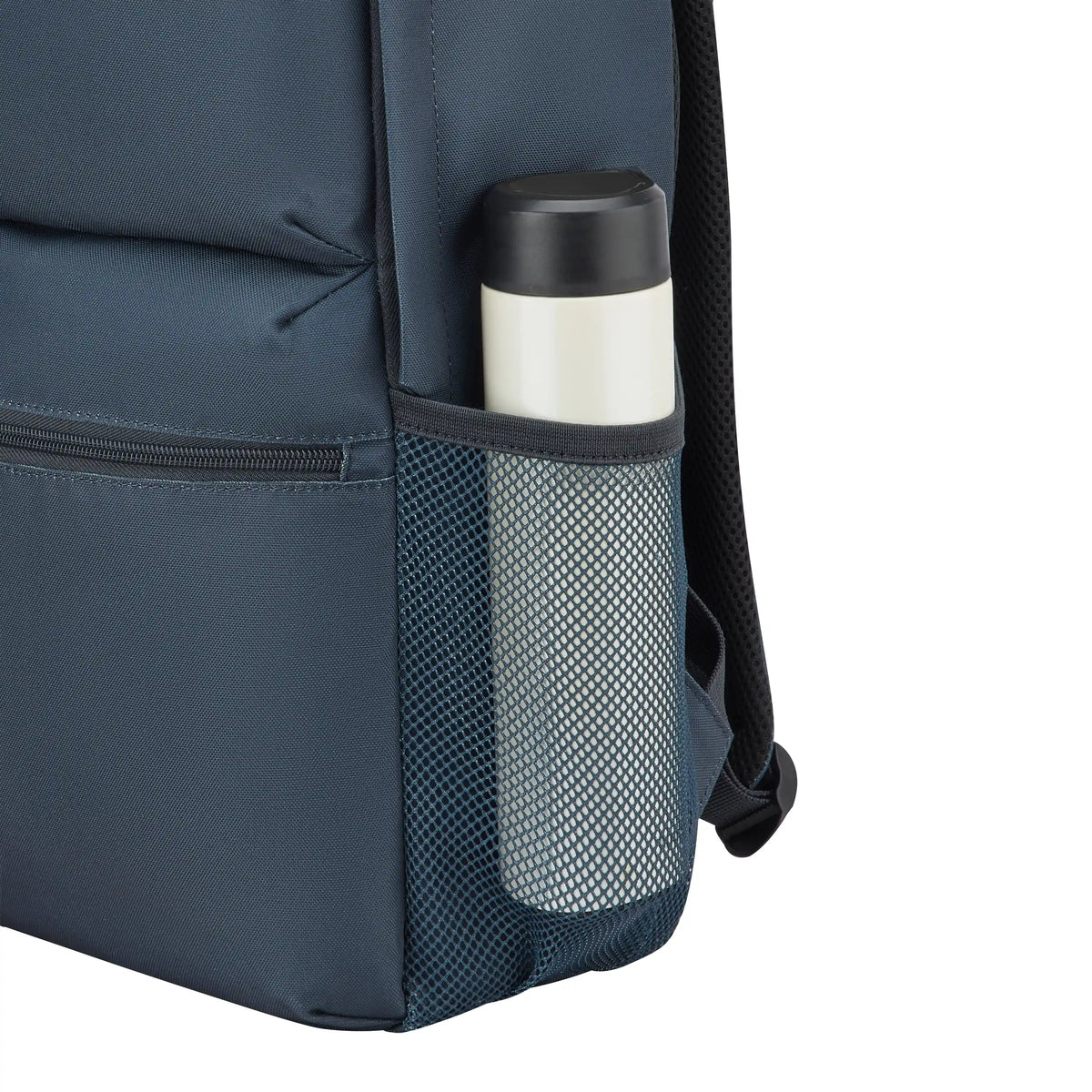 Delsey BTS Reset Laptop Backpack in Navy — detail view 4 # color_Navy