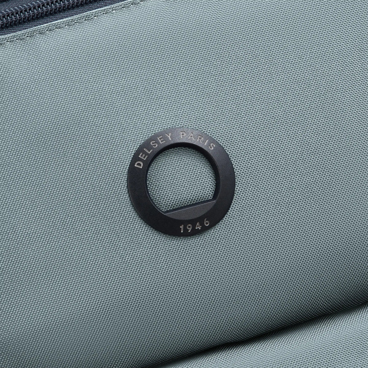 Delsey BTS Reset Laptop Backpack in Slate Grey — detail view # color_Slate Grey