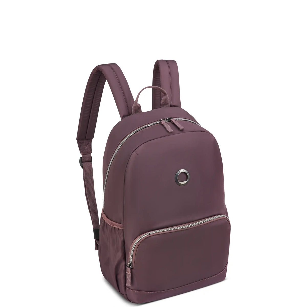 Delsey BTS Sunny Laptop Backpack in Cocoa Powder — angle view 2 # color_Cocoa Powder