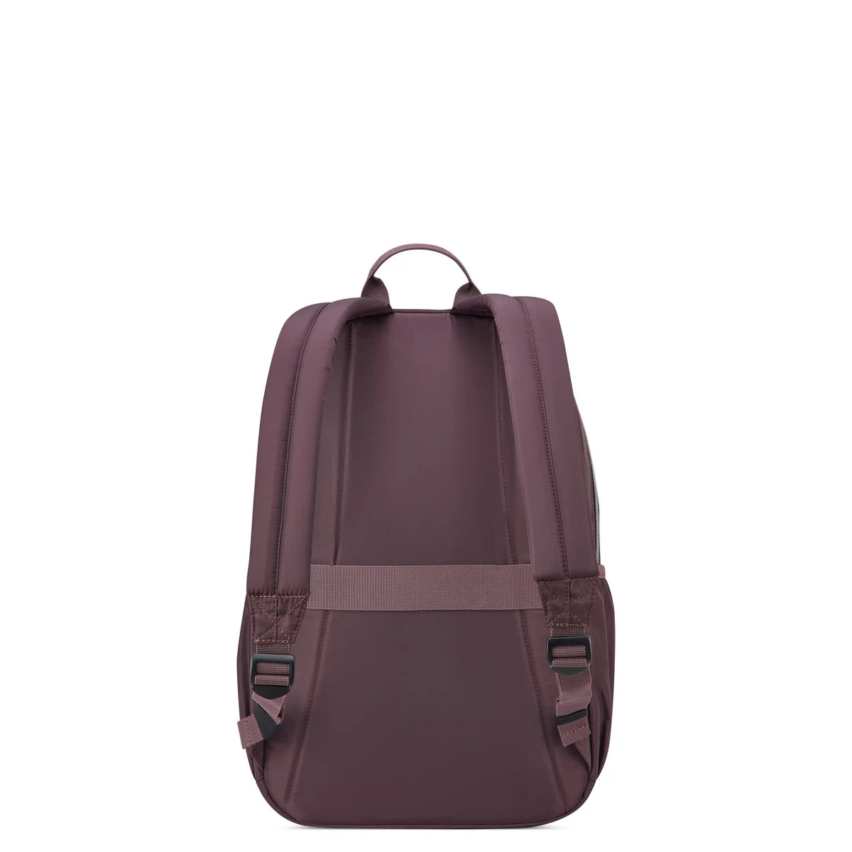 Delsey BTS Sunny Laptop Backpack in Cocoa Powder — back view # color_Cocoa Powder