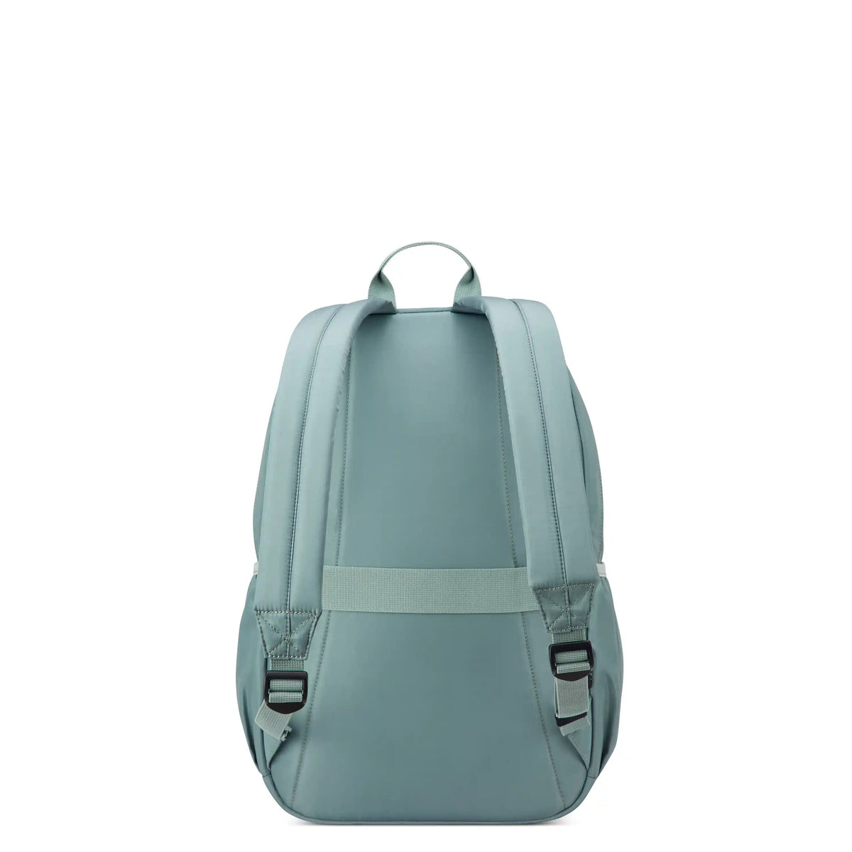 Delsey BTS Sunny Laptop Backpack in Sage Green — back view # color_Sage Green