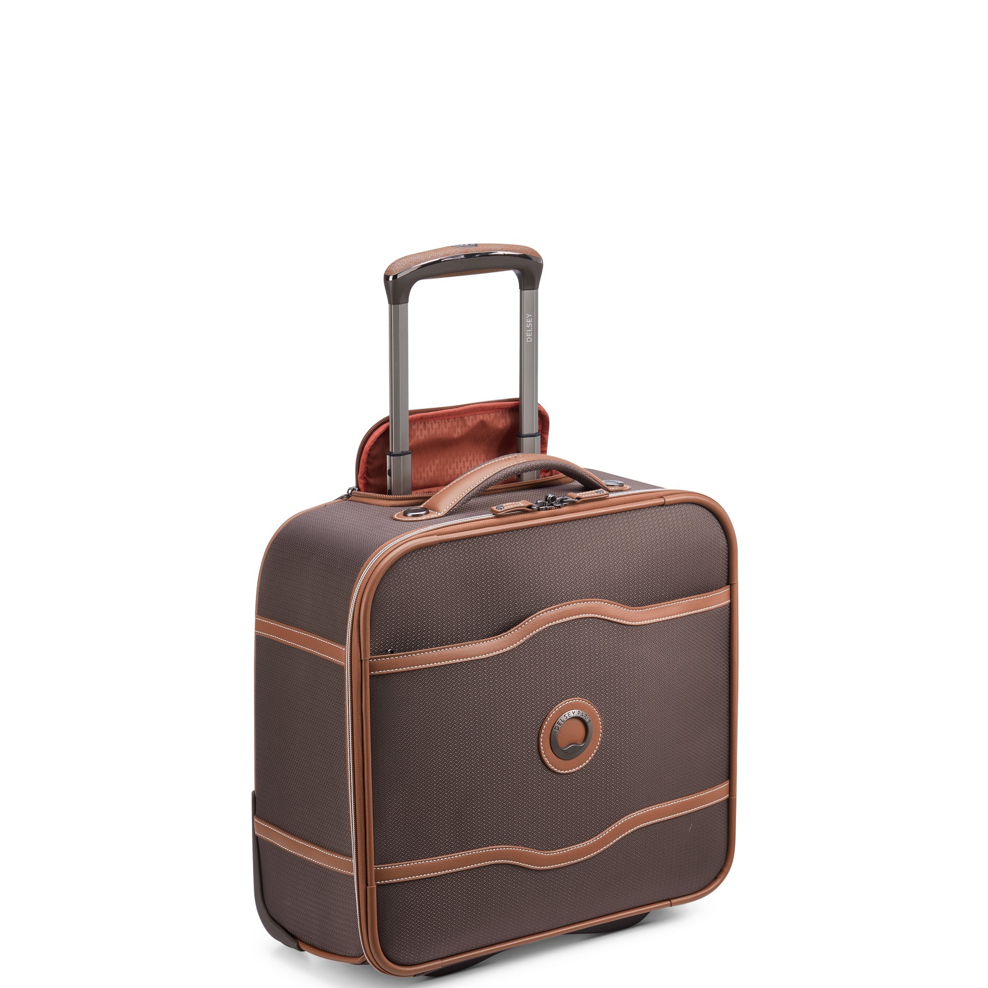Delsey Chatelet Air 2.0 Wheeled Underseater in Brown — front view # color_Brown