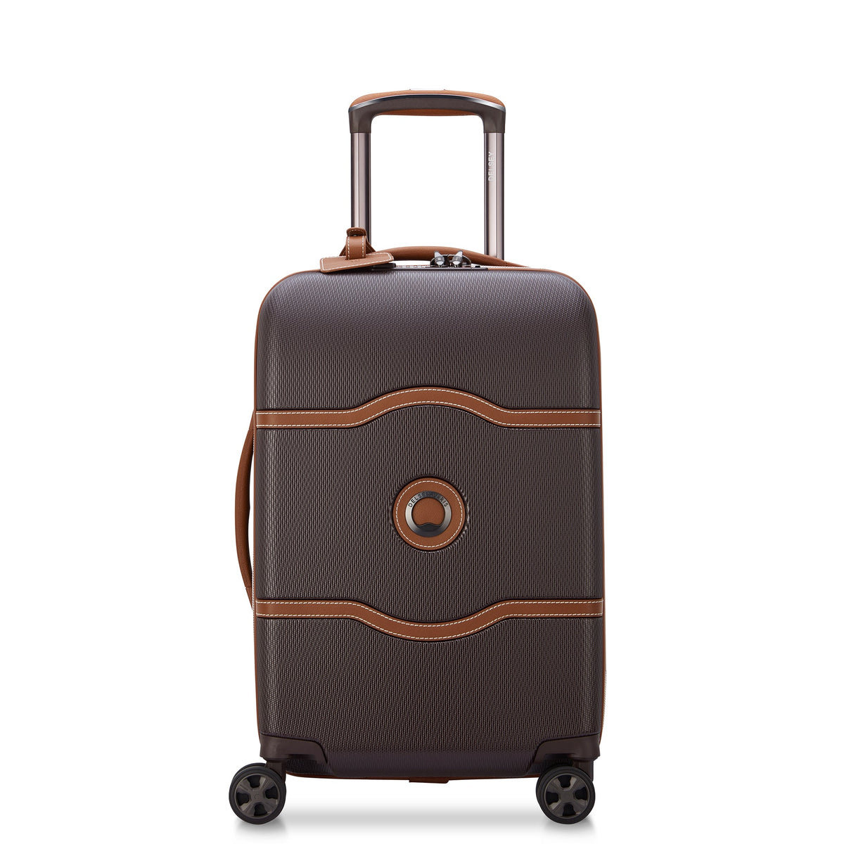 Delsey Chatelet Air 2.0 Carry-On Spinner in Brown — angle view 2 # color_Brown