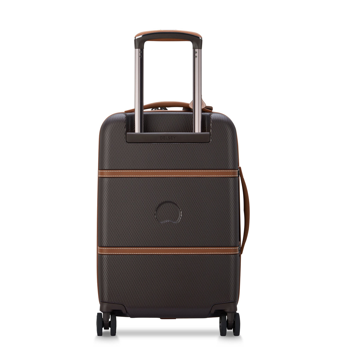 Delsey Chatelet Air 2.0 Carry-On Spinner in Brown — back view