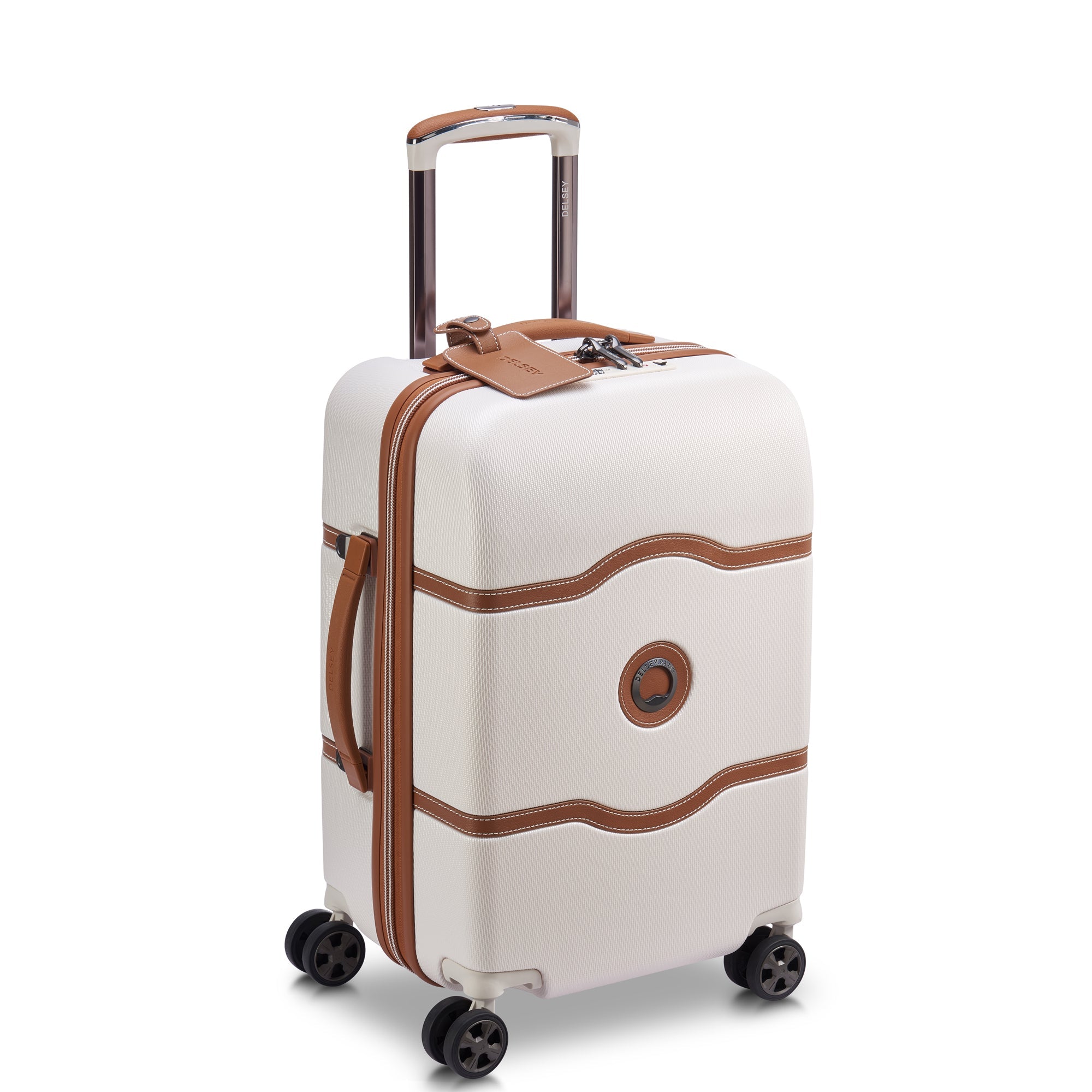 Delsey Chatelet Air 2.0 Carry-On Spinner in Angora — front view # color_Angora