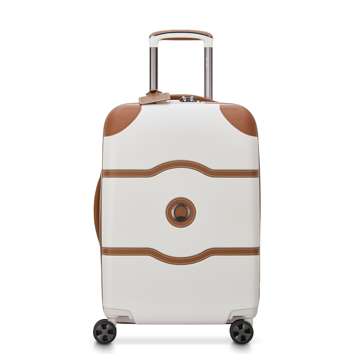 Delsey Chatelet Air 2.0 23-Inch Carry-On Spinner in Angora — front view