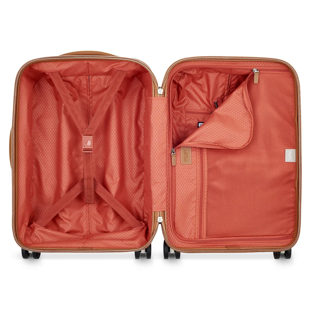 Delsey Chatelet Air 2.0 23-Inch Carry-On Spinner in Angora — interior view