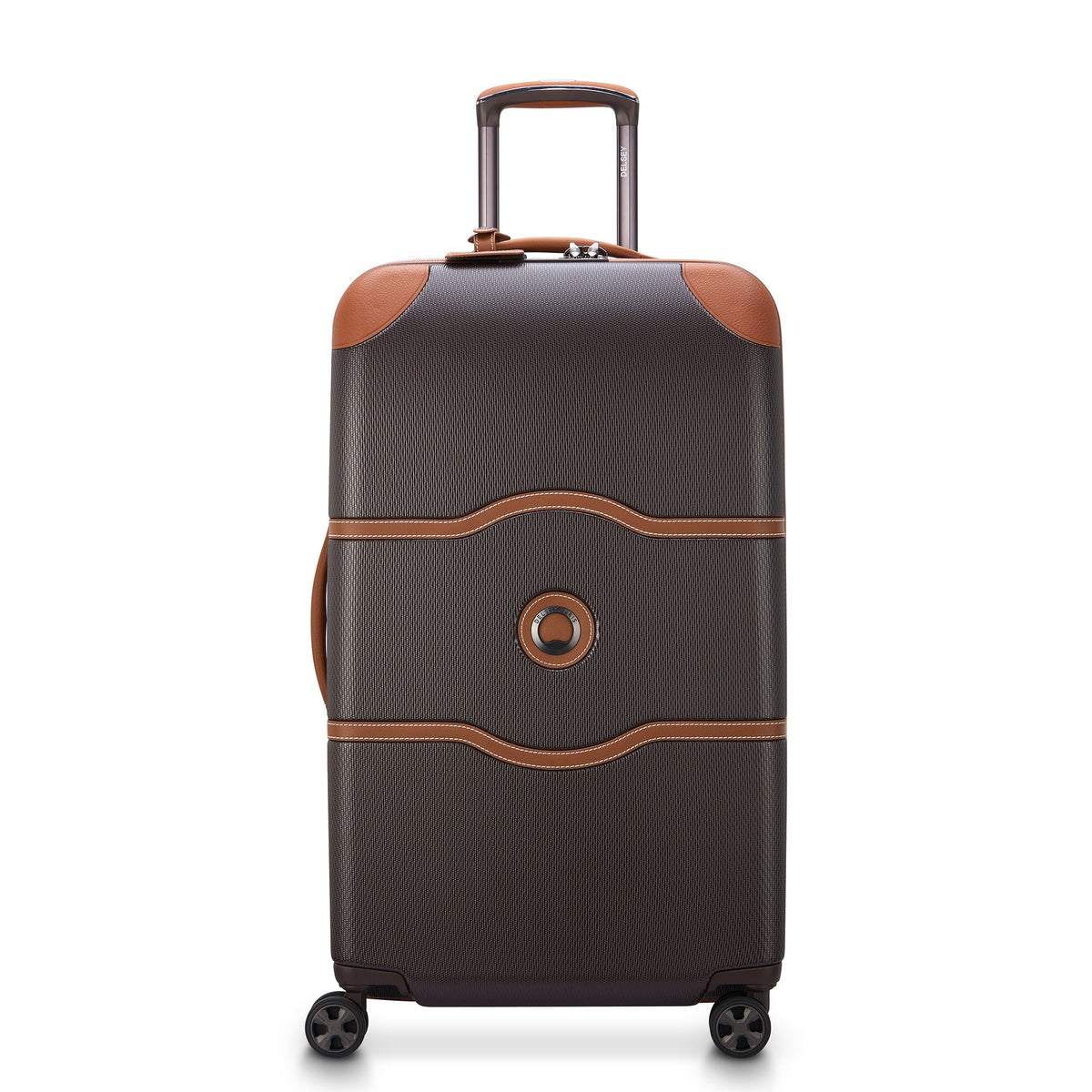 Delsey Chatelet Air 2.0 Medium Trunk - Spinner in Brown — front view