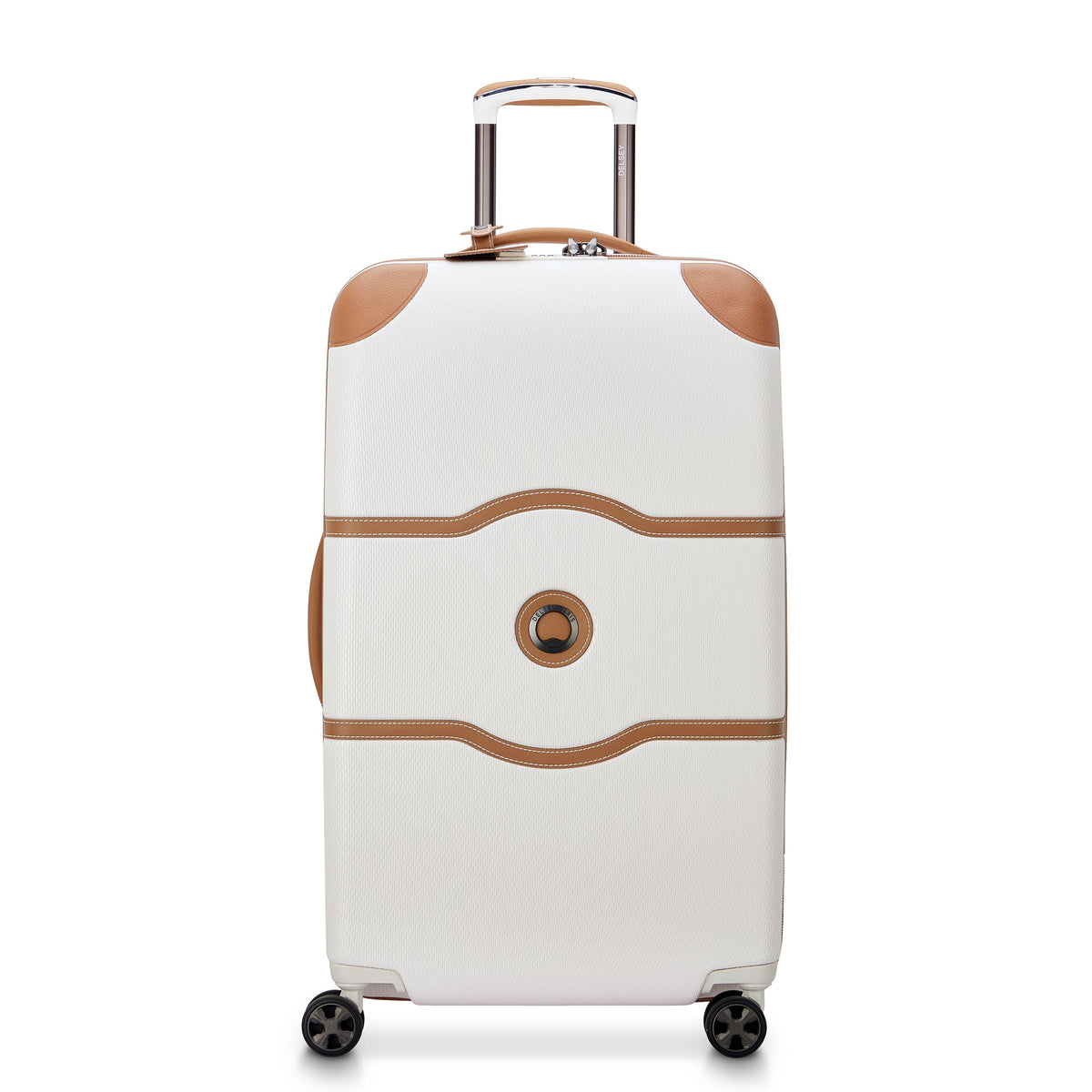 Delsey Chatelet Air 2.0 Medium Trunk - Spinner in Angora — front view # color_Angora