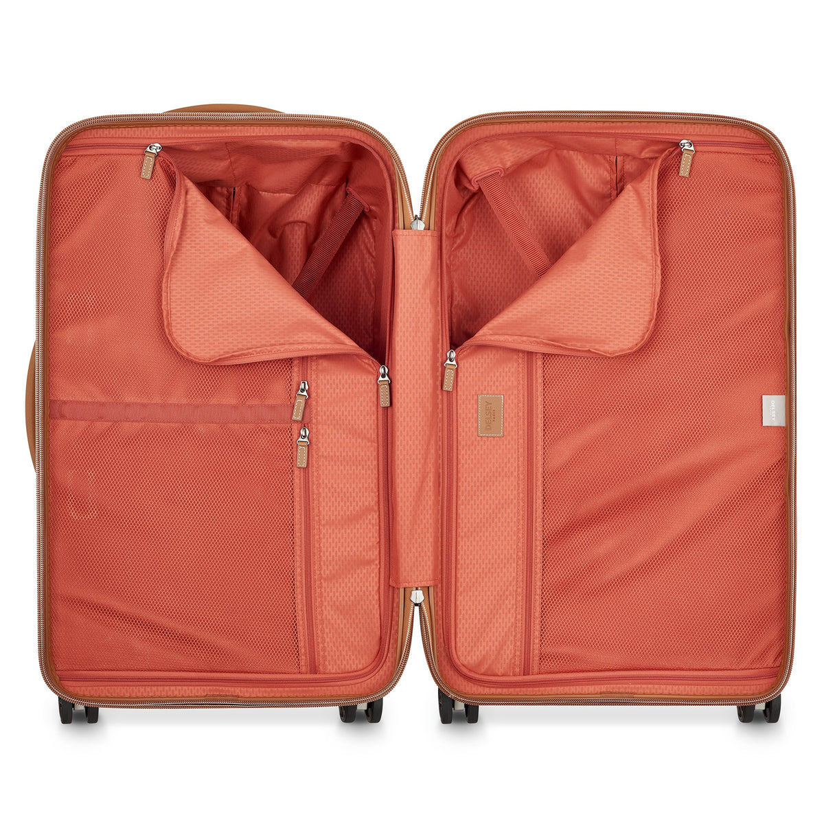 Delsey Chatelet Air 2.0 Medium Trunk - Spinner in Angora — interior view