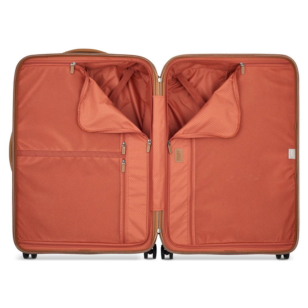 Delsey Chatelet Air 2.0 Large Spinner in Brown — interior view
