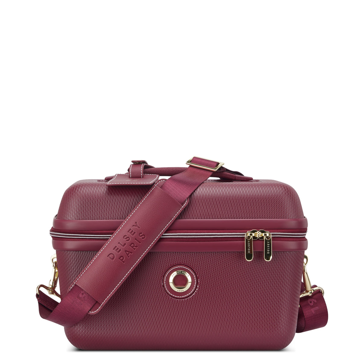 Delsey Chatelet Air 2.0 Beauty Case in Burgundy — front view