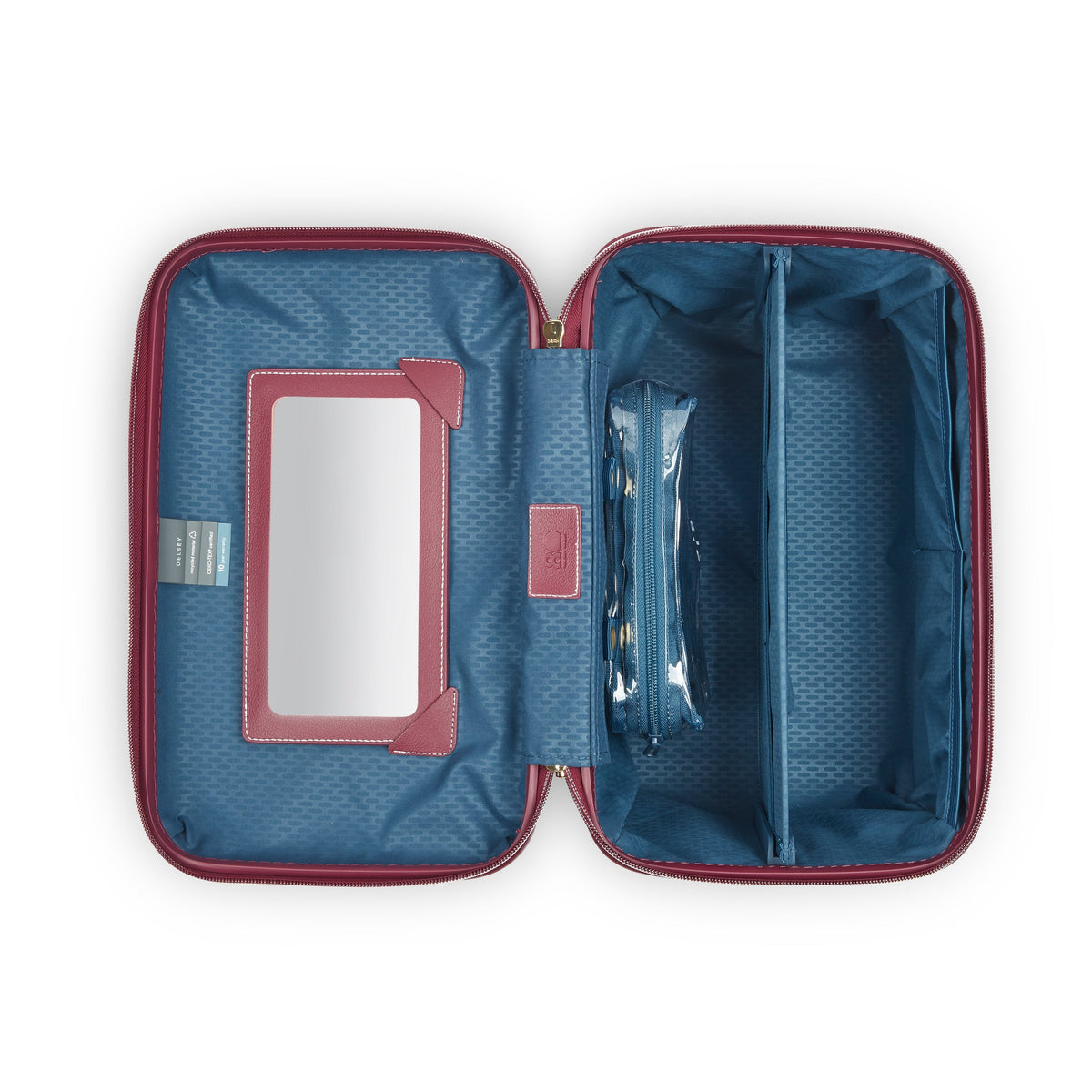 Delsey Chatelet Air 2.0 Beauty Case in Burgundy — angle view 2