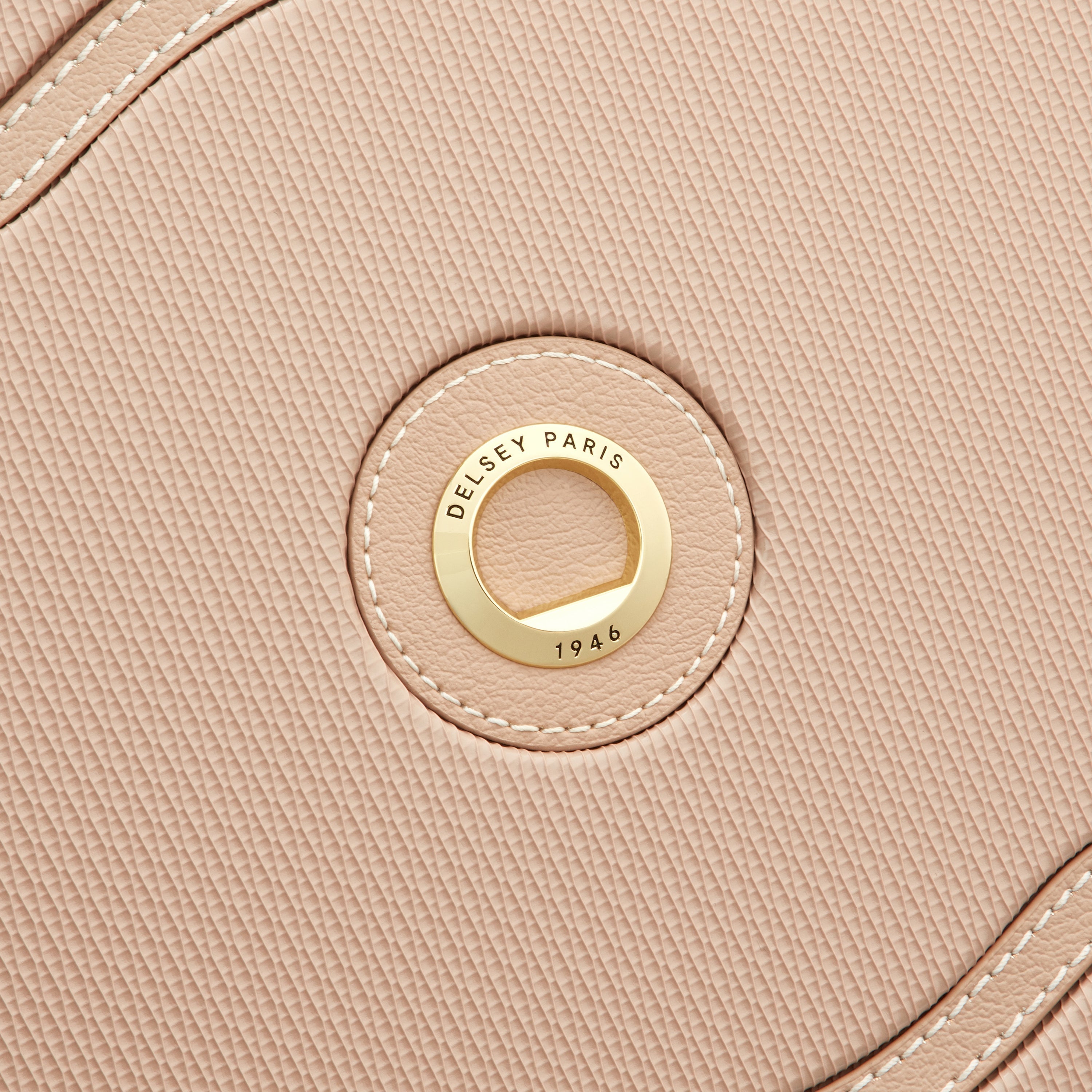 Delsey Chatelet Air 2.0 Expandable Carry-On Overnighter Bag in Limited Edition Beige Rose — detail view 3