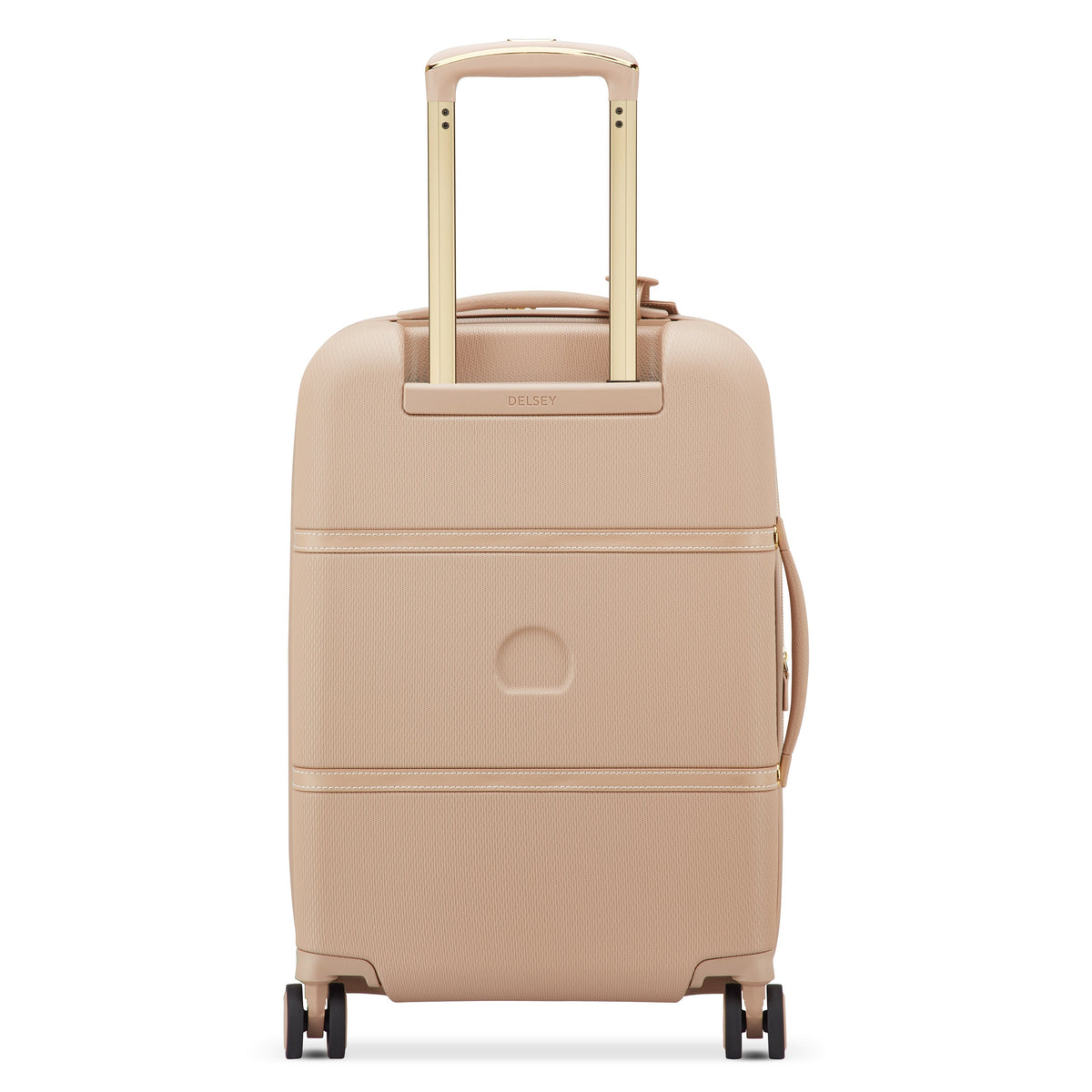 Delsey Chatelet Air 2.0 23-Inch Carry-On Spinner in Limited Edition Beige Rose — back view