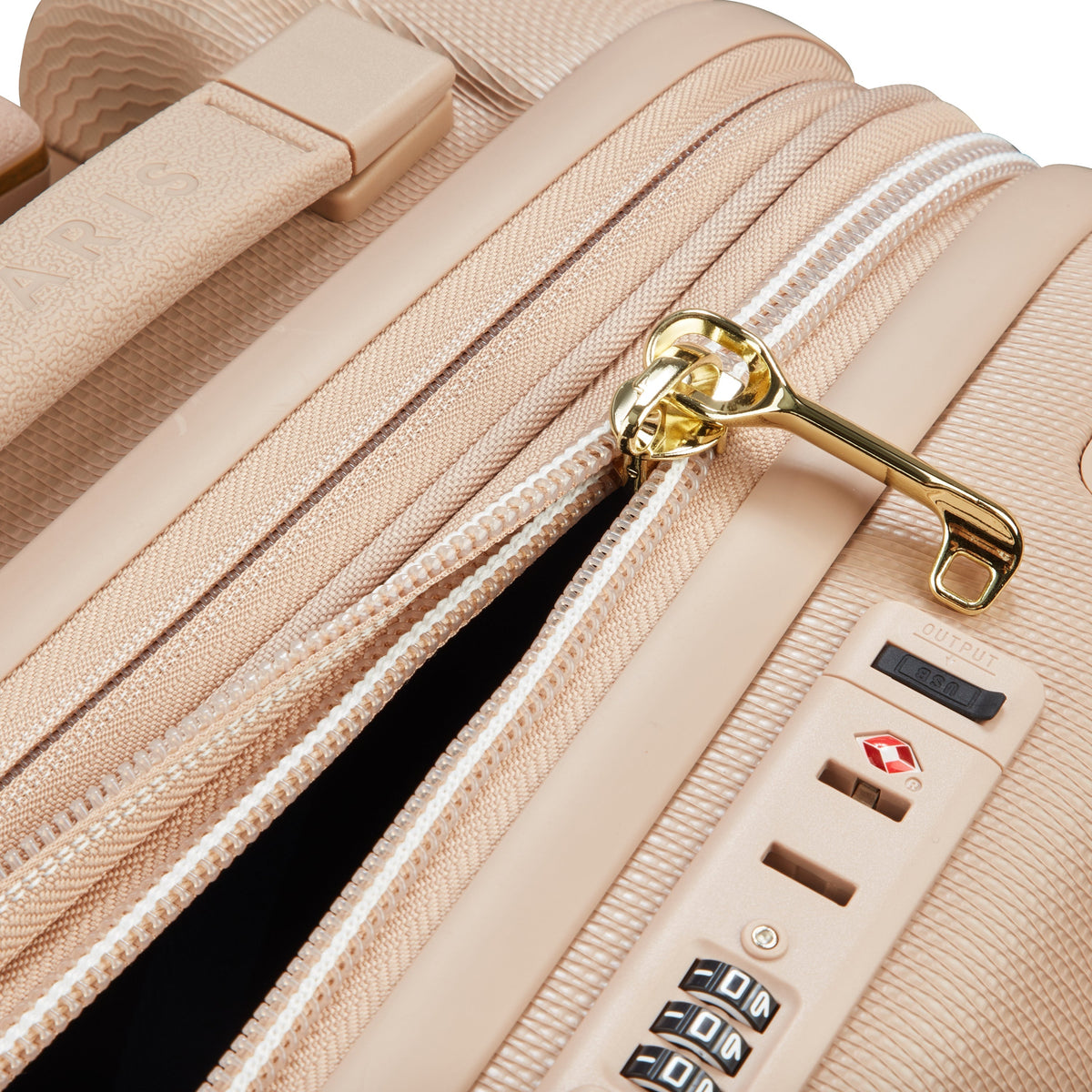 Delsey Chatelet Air 2.0 23-Inch Carry-On Spinner in Limited Edition Beige Rose — detail view 3