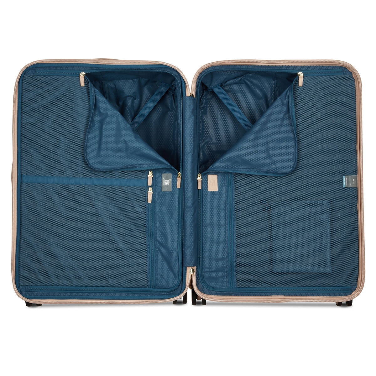 Delsey Chatelet Air 2.0 Large Spinner in Limited Edition Beige Rose — interior view