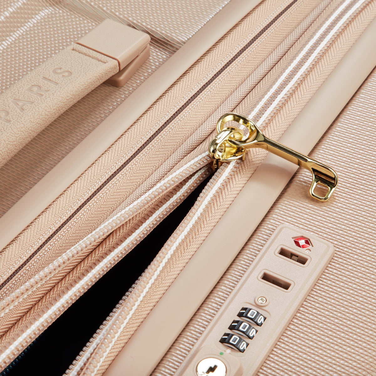 Delsey Chatelet Air 2.0 Large Spinner in Limited Edition Beige Rose — detail view 3