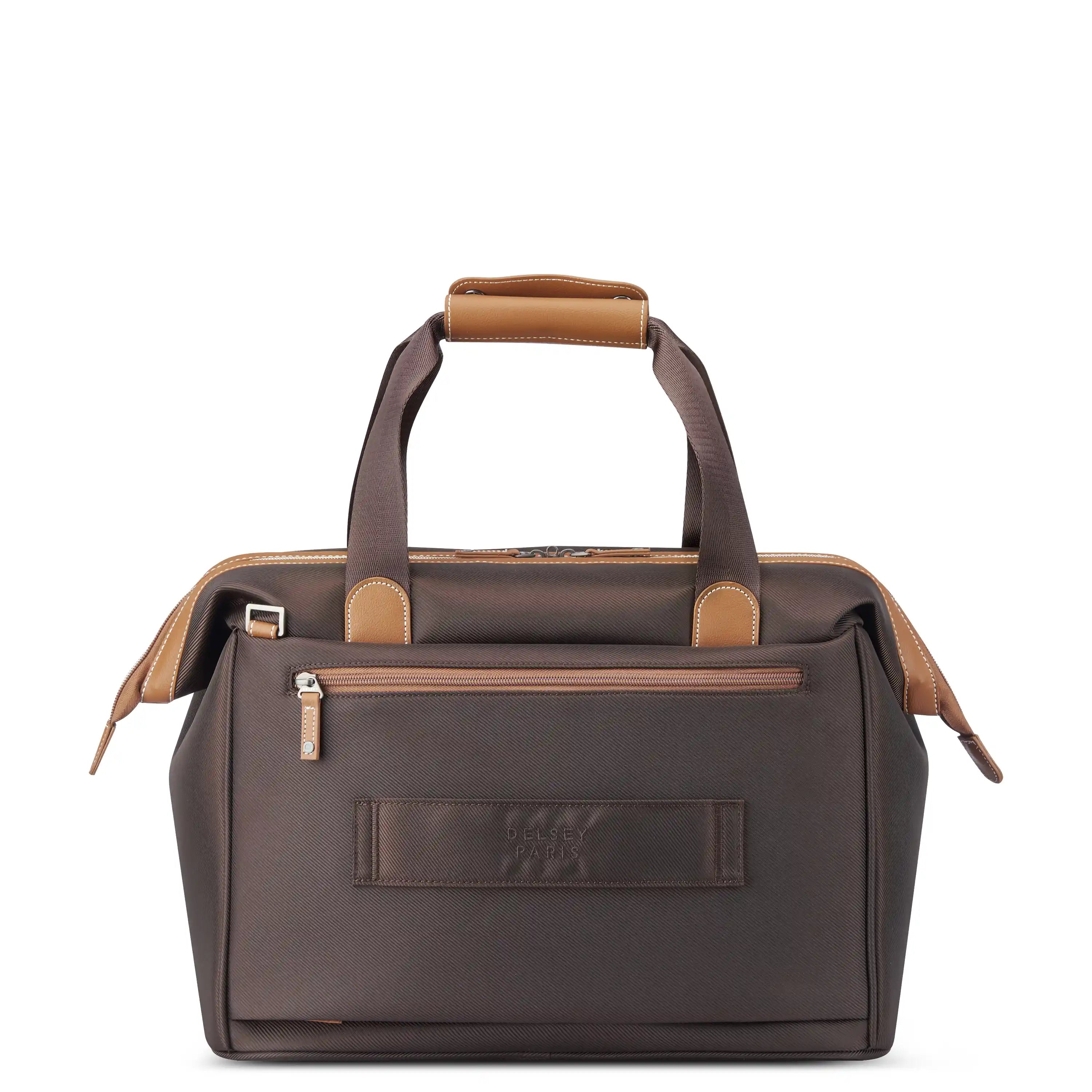 Delsey Chatelet Air 2.0 Weekender Travel Bag in Brown — back view # color_Brown