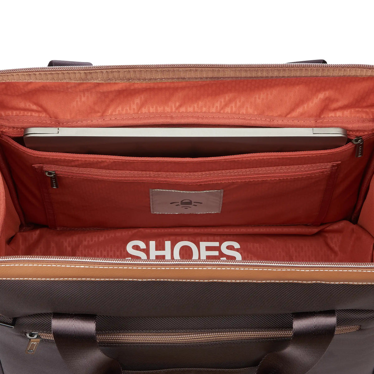 Delsey Chatelet Air 2.0 Weekender Travel Bag in Brown — interior view 2 # color_Brown