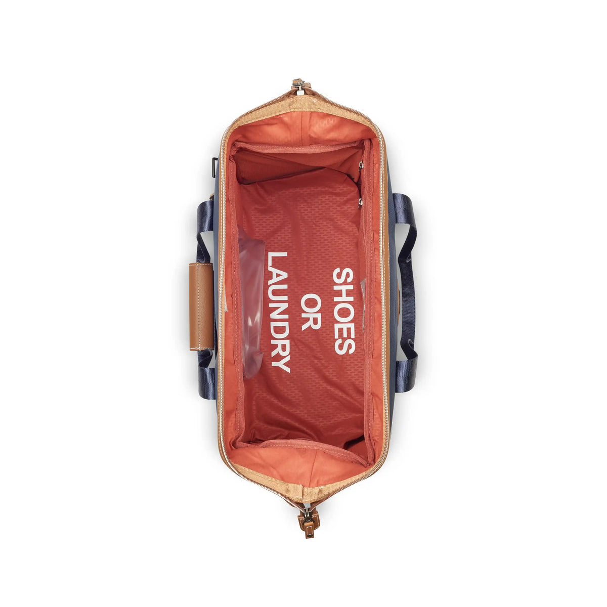 Delsey Chatelet Air 2.0 Weekender Travel Bag in Navy — interior view # color_Navy