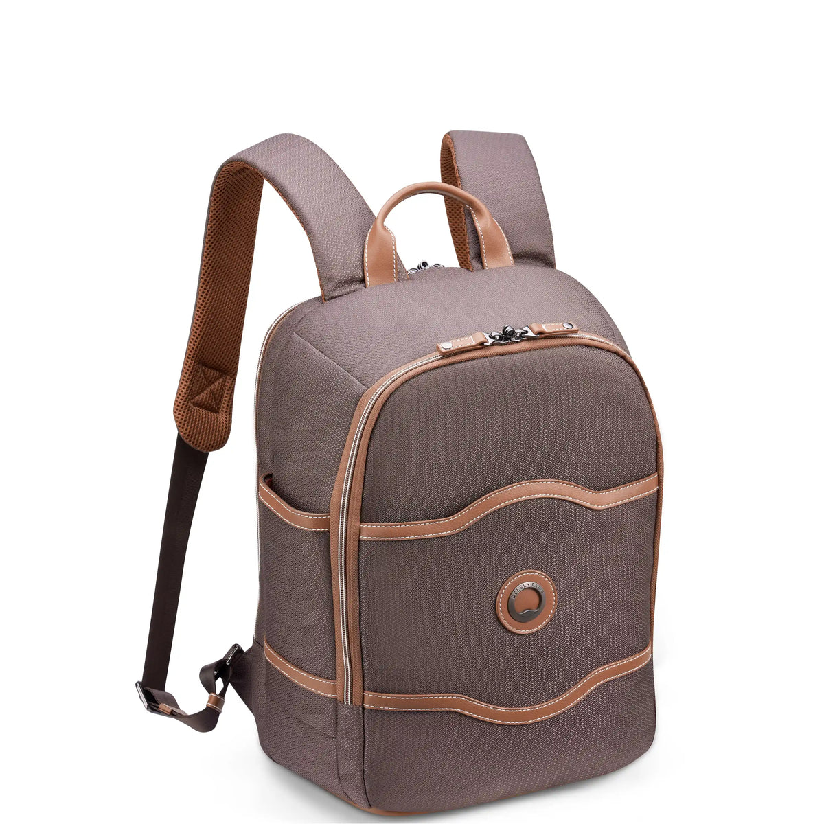 Delsey Chatelet Air 2.0 Laptop Backpack in Brown — angle view 2 # color_Brown