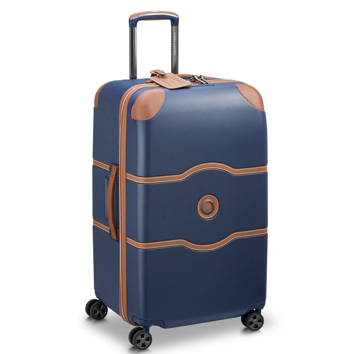 Delsey Chatelet Air 2.0 Medium Trunk - Spinner in Navy — front view # color_Navy