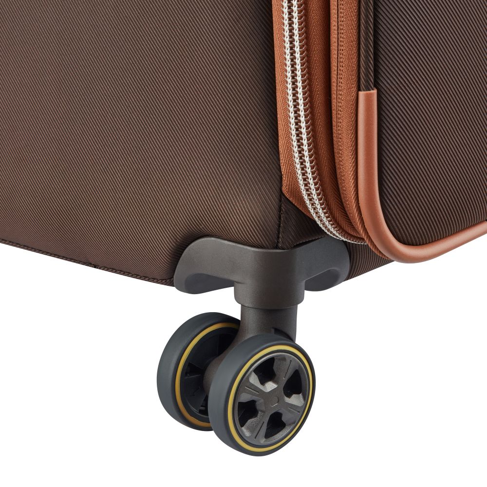 Delsey Chatelet Air 2.0 Softside Large Expandable Spinner in Brown — detail view 2