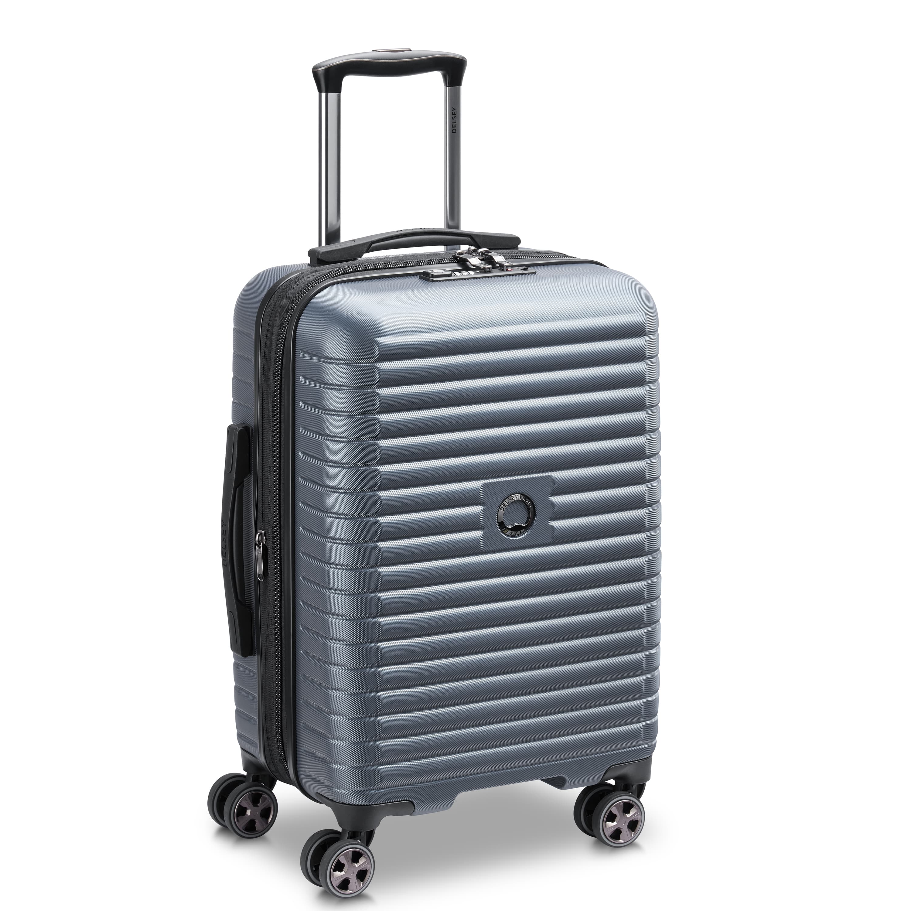 Delsey Cruise 3.0 Carry-On Plus Expandable Spinner in Graphite — angle view 2 # color_Graphite