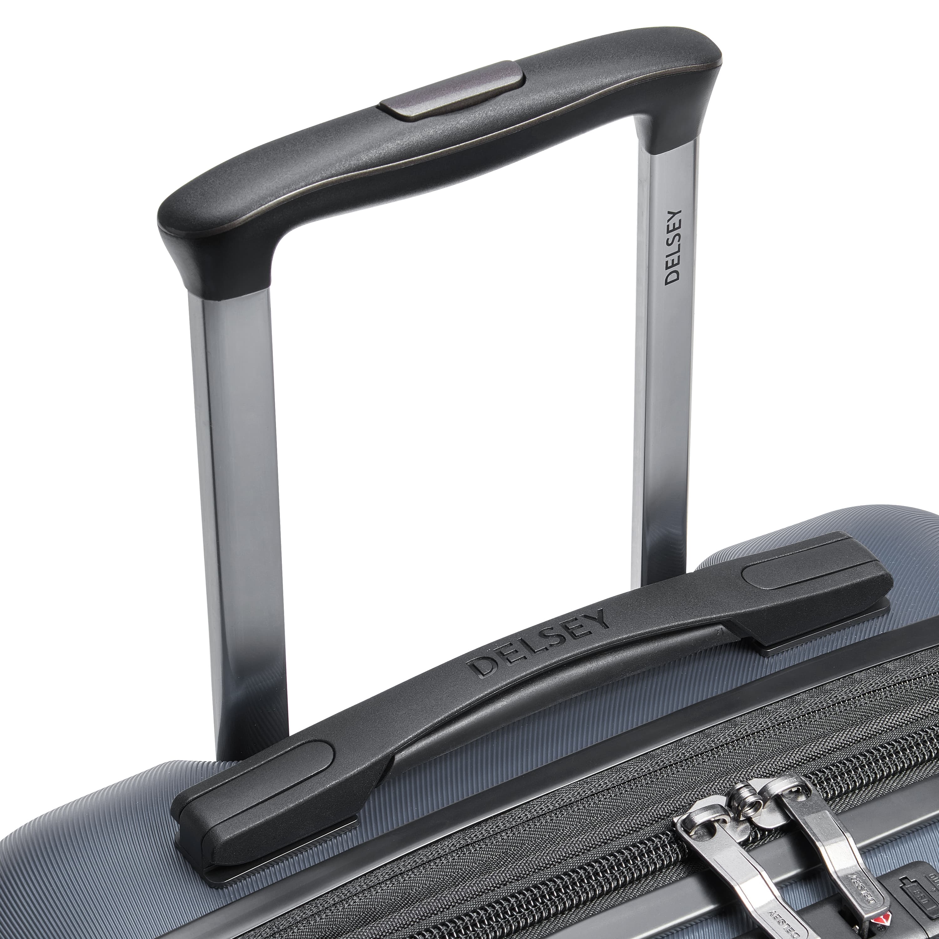 Delsey Cruise 3.0 Carry-On Plus Expandable Spinner in Graphite — detail view 4 # color_Graphite