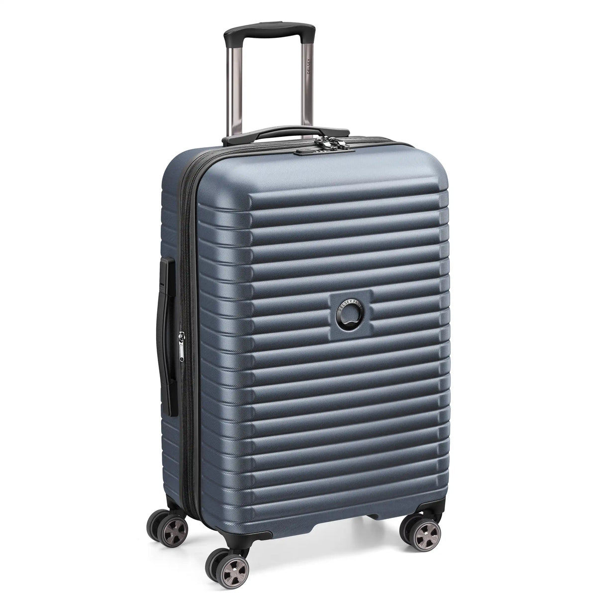 Delsey Cruise 3.0 Medium Expandable Spinner in Graphite — front view # color_Graphite