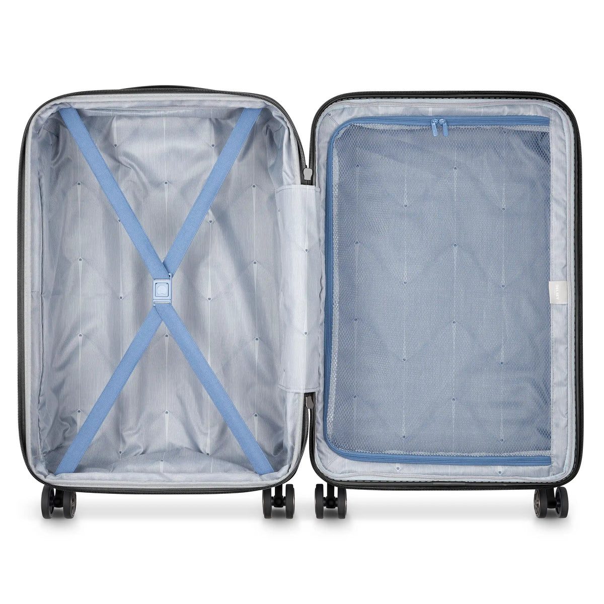 Delsey Cruise 3.0 Medium Expandable Spinner in Graphite — interior view # color_Graphite